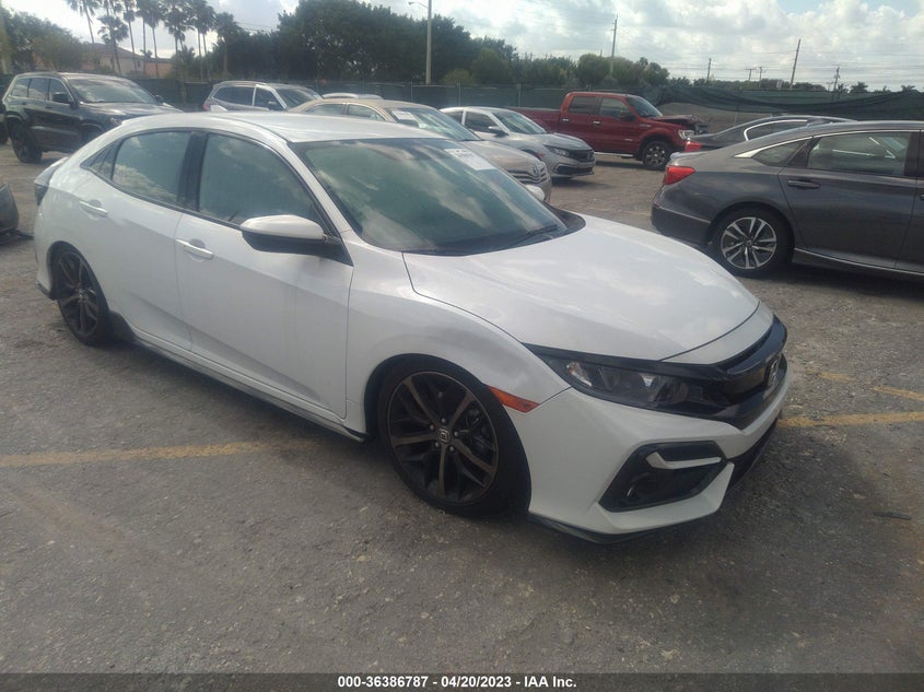 VIN SHHFK7H43MU216550 2021 HONDA CIVIC HATCHBACK SPORT