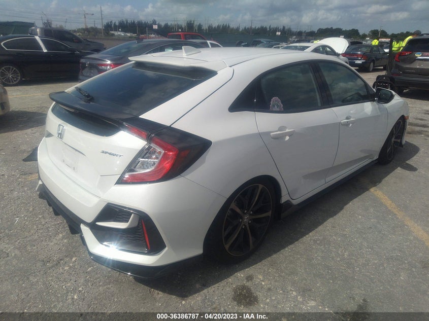 VIN SHHFK7H43MU216550 2021 HONDA CIVIC HATCHBACK SPORT