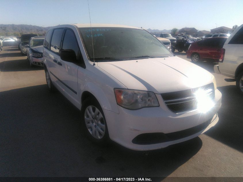 2013 DODGE GRAND CARAVAN AMERICAN VALUE PKG - 2C4RDGBG7DR765281