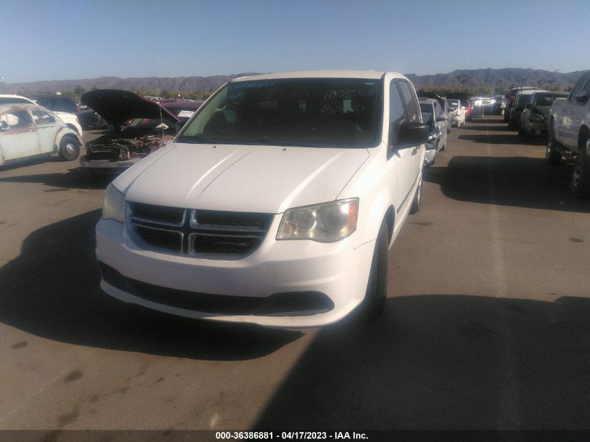 2013 DODGE GRAND CARAVAN AMERICAN VALUE PKG - 2C4RDGBG7DR765281