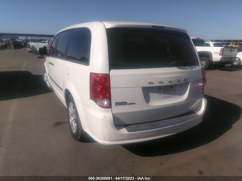 2013 DODGE GRAND CARAVAN AMERICAN VALUE PKG - 2C4RDGBG7DR765281