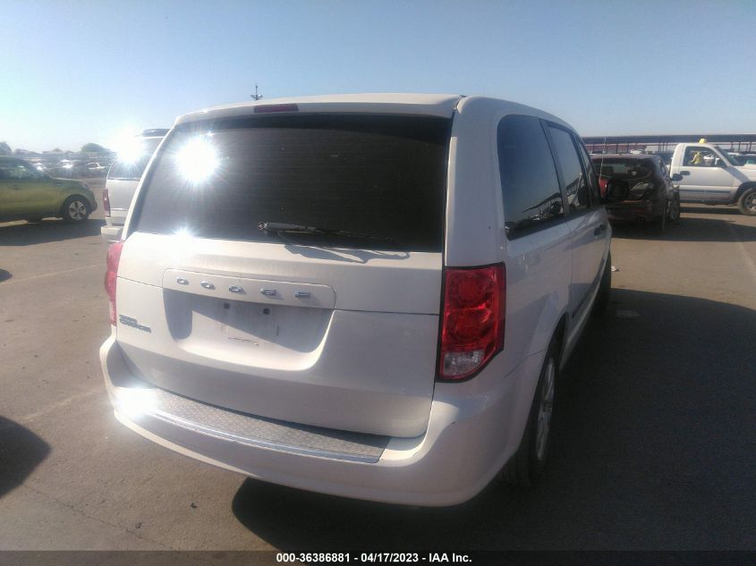2013 DODGE GRAND CARAVAN AMERICAN VALUE PKG - 2C4RDGBG7DR765281
