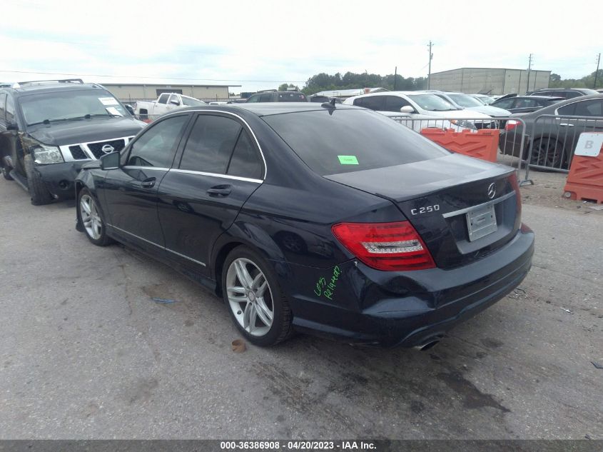 2014 MERCEDES-BENZ C-CLASS C 250 - WDDGF4HB8EA943397