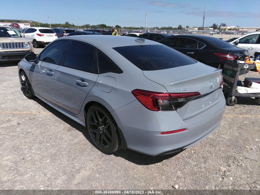 VIN 2HGFE2F54PH522969 2023 HONDA CIVIC SEDAN SPORT