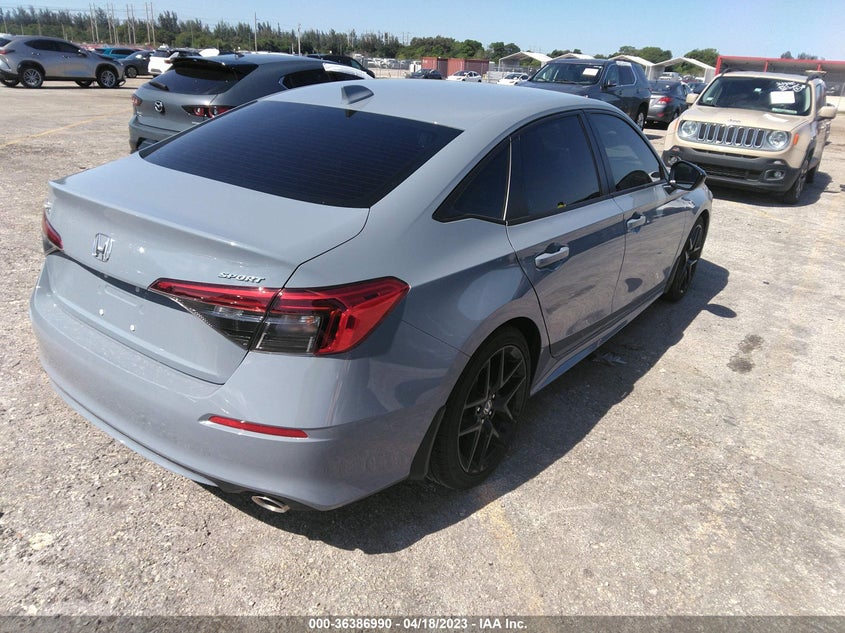 VIN 2HGFE2F54PH522969 2023 HONDA CIVIC SEDAN SPORT
