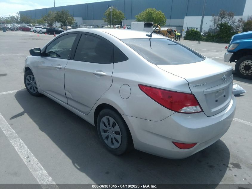 2016 HYUNDAI ACCENT SE - KMHCT4AE9GU038430