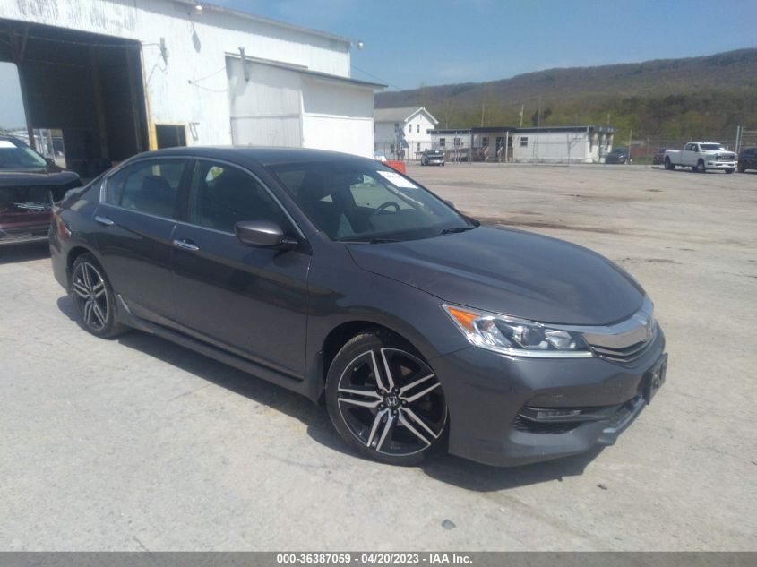 2017 HONDA ACCORD SEDAN SPORT - 1HGCR2F53HA171432