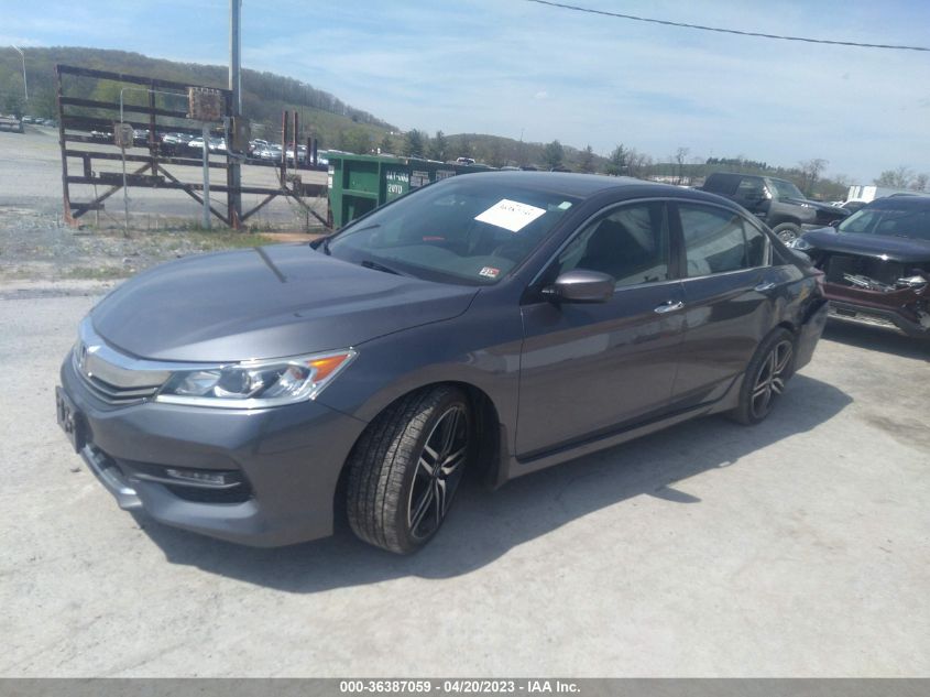 2017 HONDA ACCORD SEDAN SPORT - 1HGCR2F53HA171432