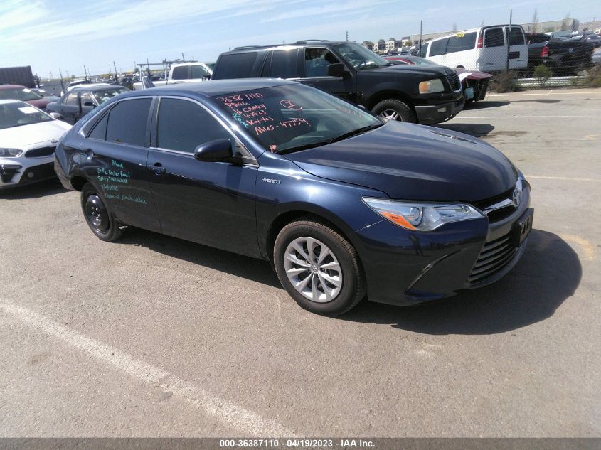 2016 TOYOTA CAMRY HYBRID LE/XLE/SE - 4T1BD1FK5GU200060
