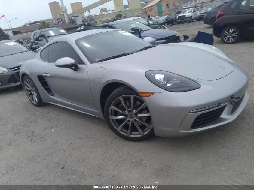 2019 PORSCHE 718 CAYMAN - WP0AA2A87KS261313