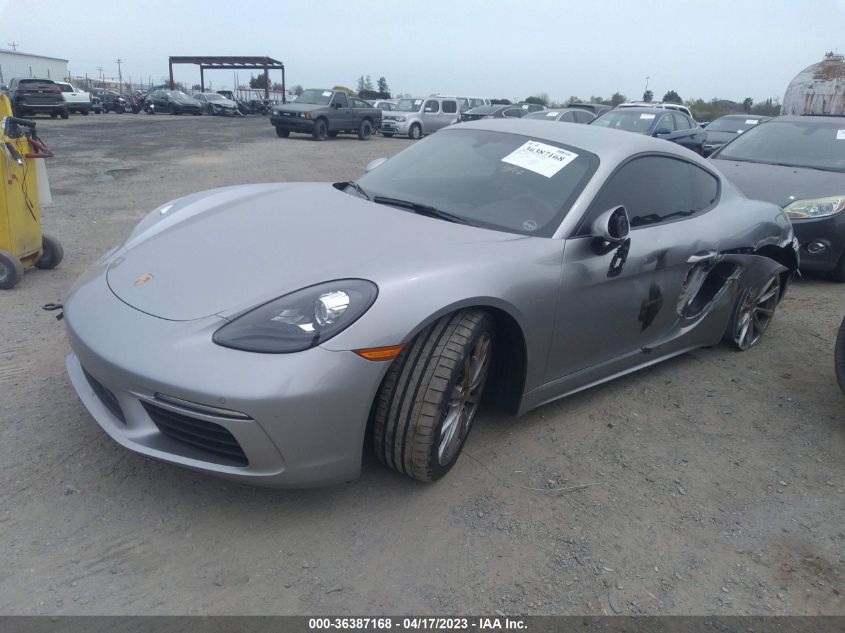 2019 PORSCHE 718 CAYMAN WP0AA2A87KS261313