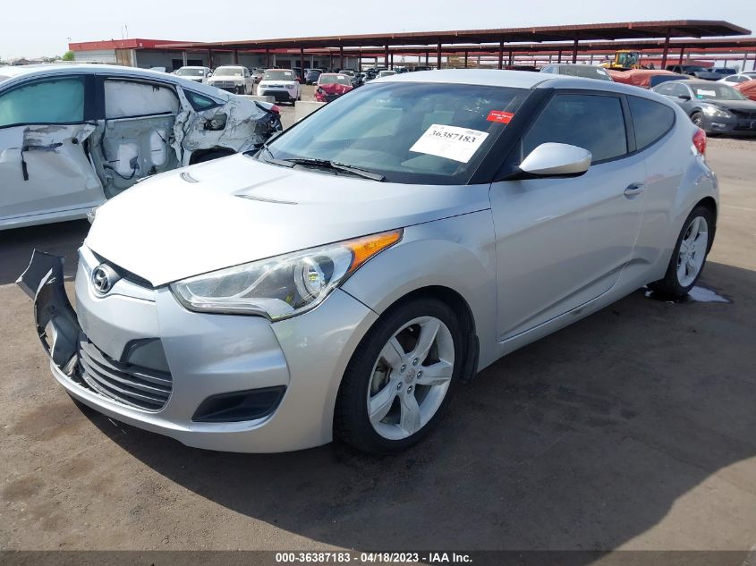 2013 HYUNDAI VELOSTER W/BLACK INT - KMHTC6AD0DU132971