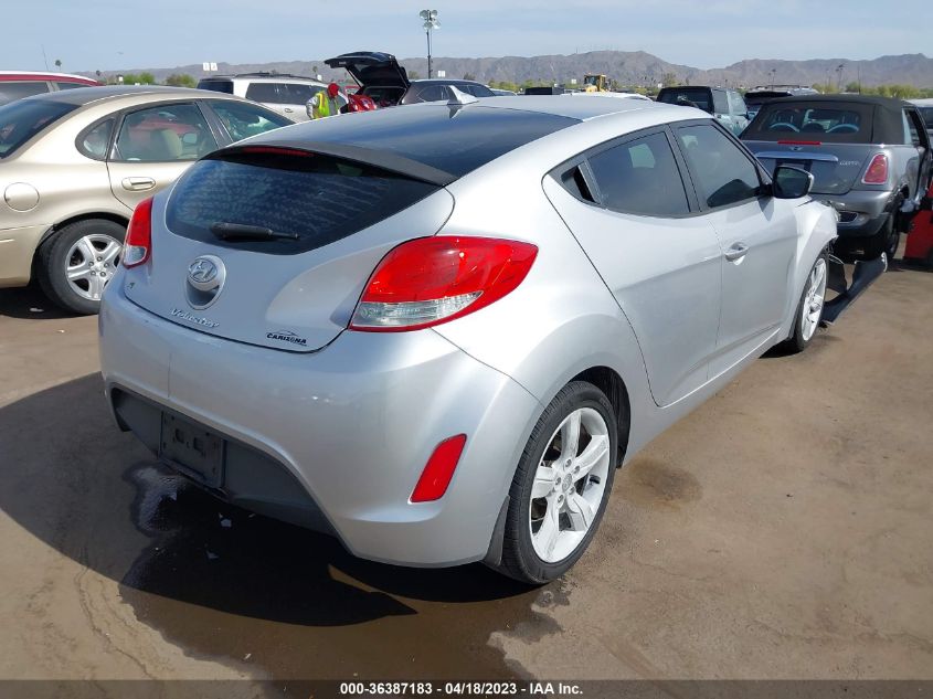 2013 HYUNDAI VELOSTER W/BLACK INT - KMHTC6AD0DU132971