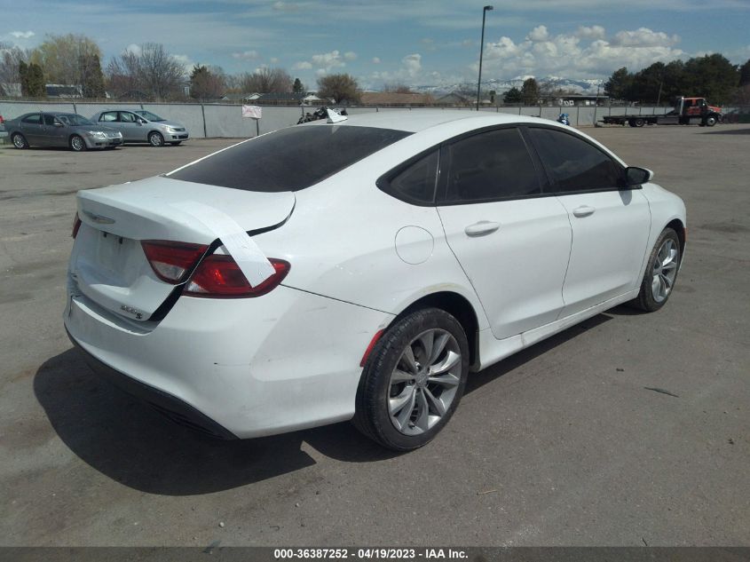2015 CHRYSLER 200 S - 1C3CCCBB3FN736029