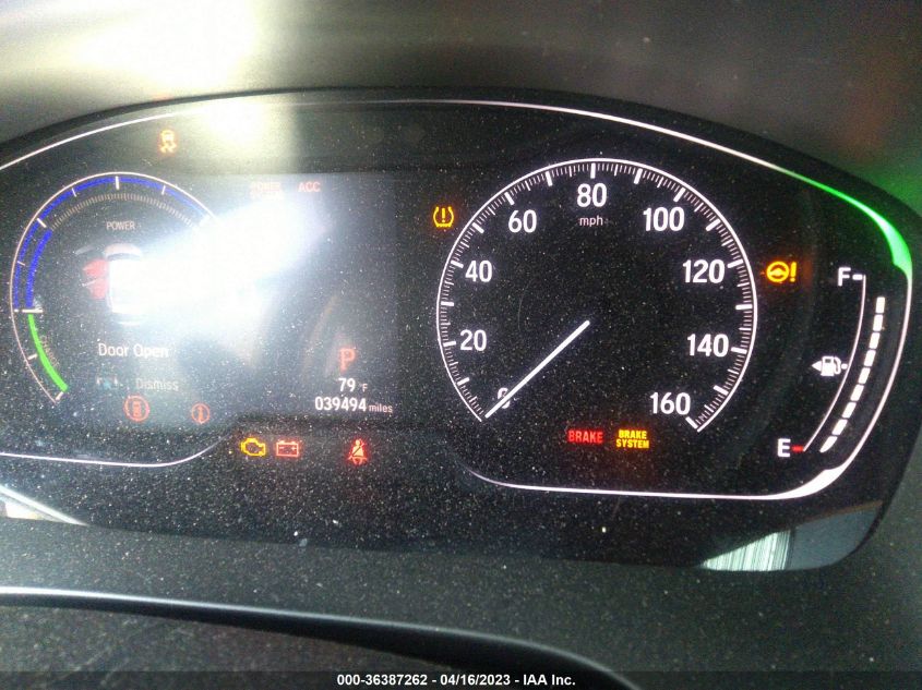 2019 HONDA INSIGHT TOURING 19XZE4F91KE001819