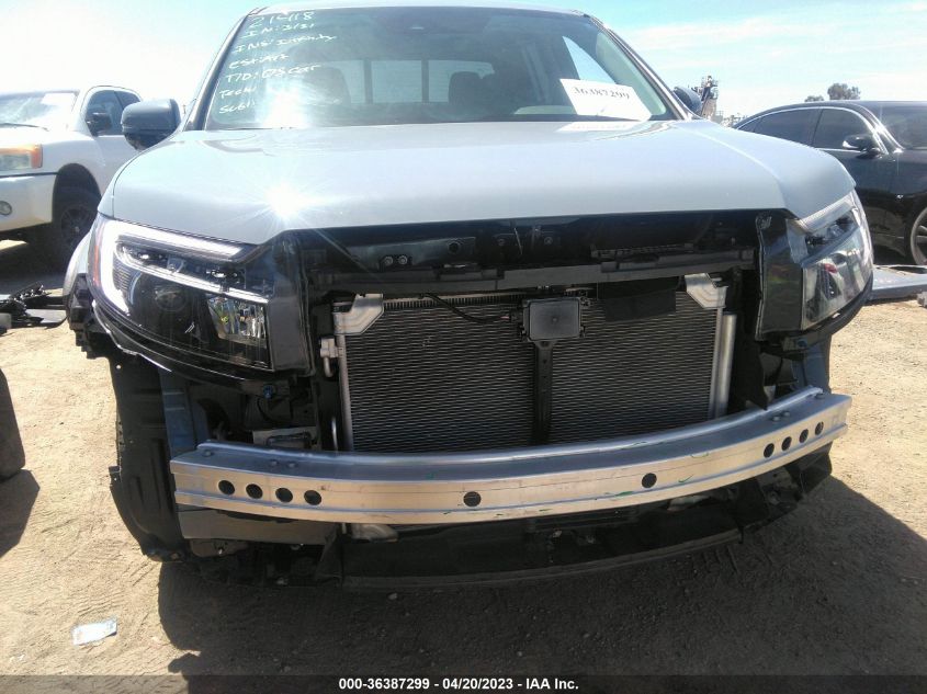 2022 HONDA RIDGELINE RTL-E - 5FPYK3F71NB030725