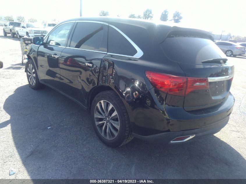 2015 ACURA MDX TECH PKG - 5FRYD3H43FB005993