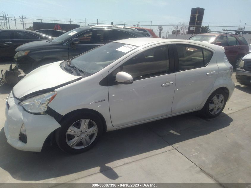 2014 TOYOTA PRIUS C ONE/THREE/TWO/FOUR - JTDKDTB39E1064299