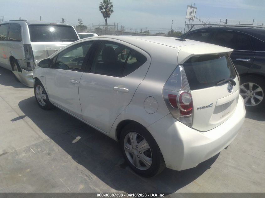 2014 TOYOTA PRIUS C ONE/THREE/TWO/FOUR - JTDKDTB39E1064299