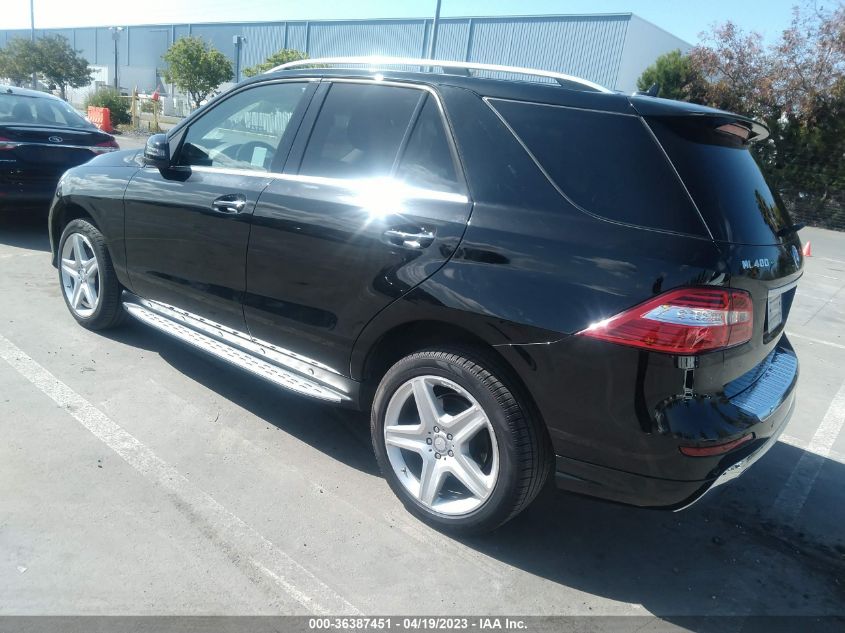 2015 MERCEDES-BENZ M-CLASS ML 400 - 4JGDA5GB4FA461333