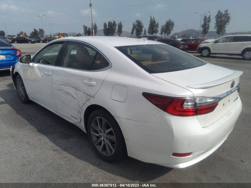 2016 LEXUS ES 300H HYBRID JTHBW1GG1G2101433