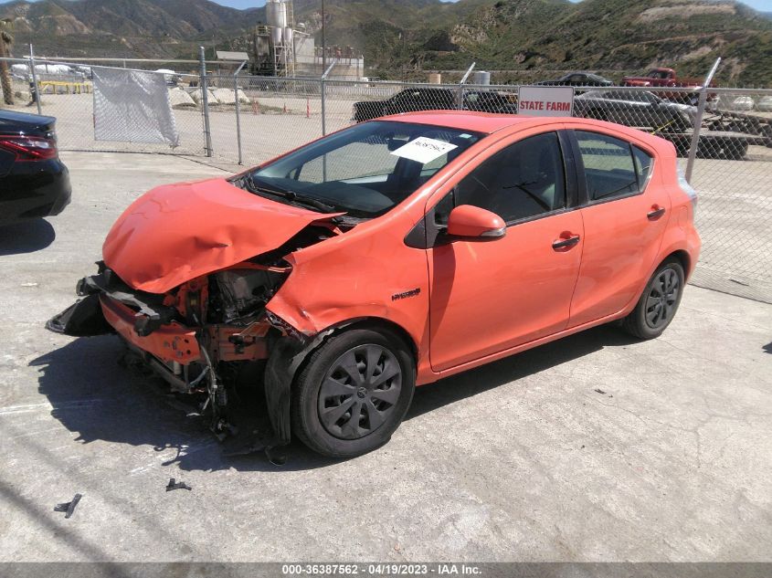 2014 TOYOTA PRIUS C ONE/THREE/TWO/FOUR - JTDKDTB34E1068308