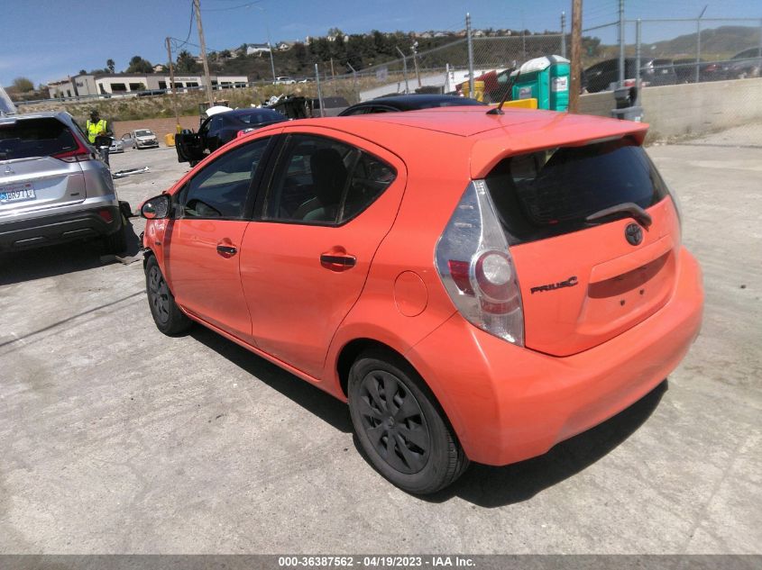 2014 TOYOTA PRIUS C ONE/THREE/TWO/FOUR - JTDKDTB34E1068308