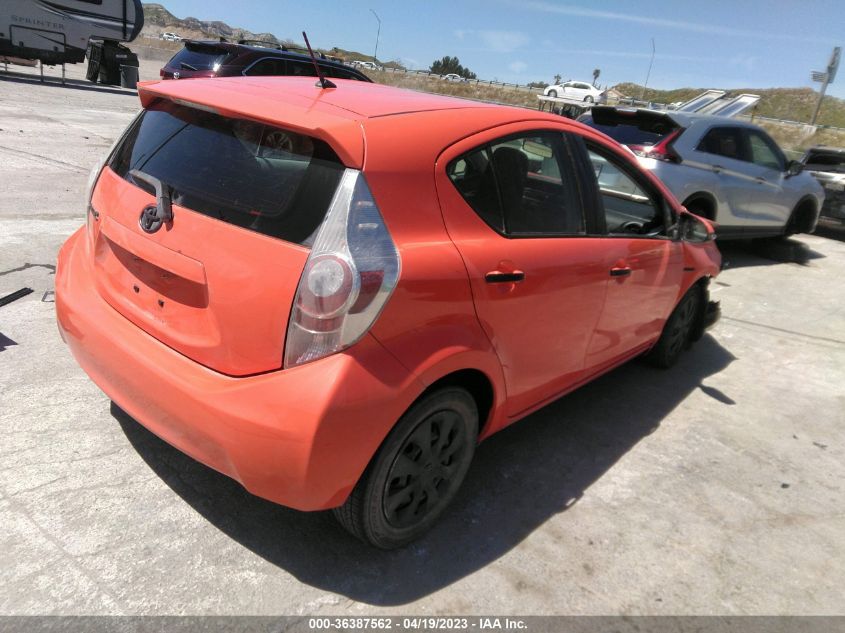2014 TOYOTA PRIUS C ONE/THREE/TWO/FOUR - JTDKDTB34E1068308
