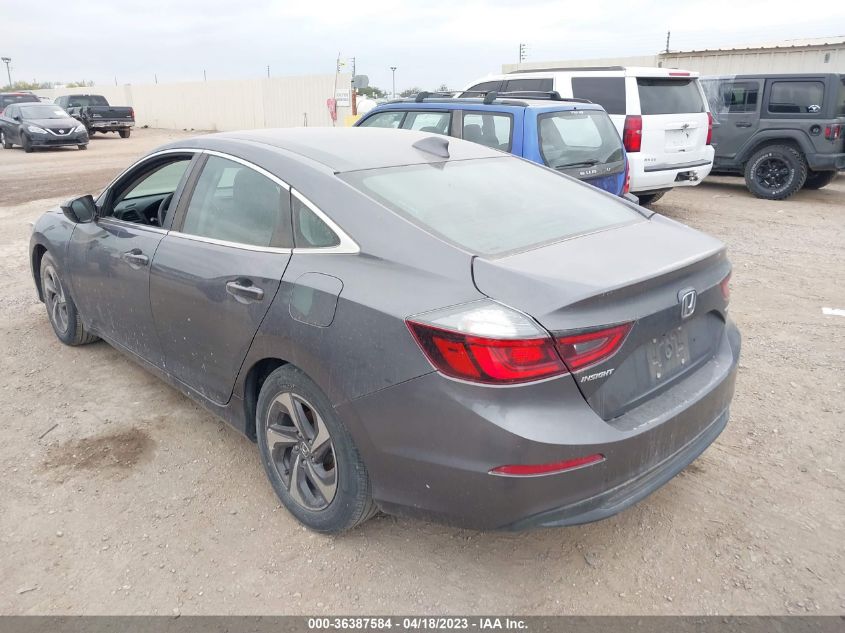 2019 HONDA INSIGHT EX 19XZE4F54KE027781
