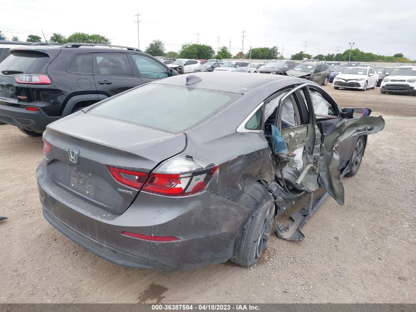 2019 HONDA INSIGHT EX 19XZE4F54KE027781
