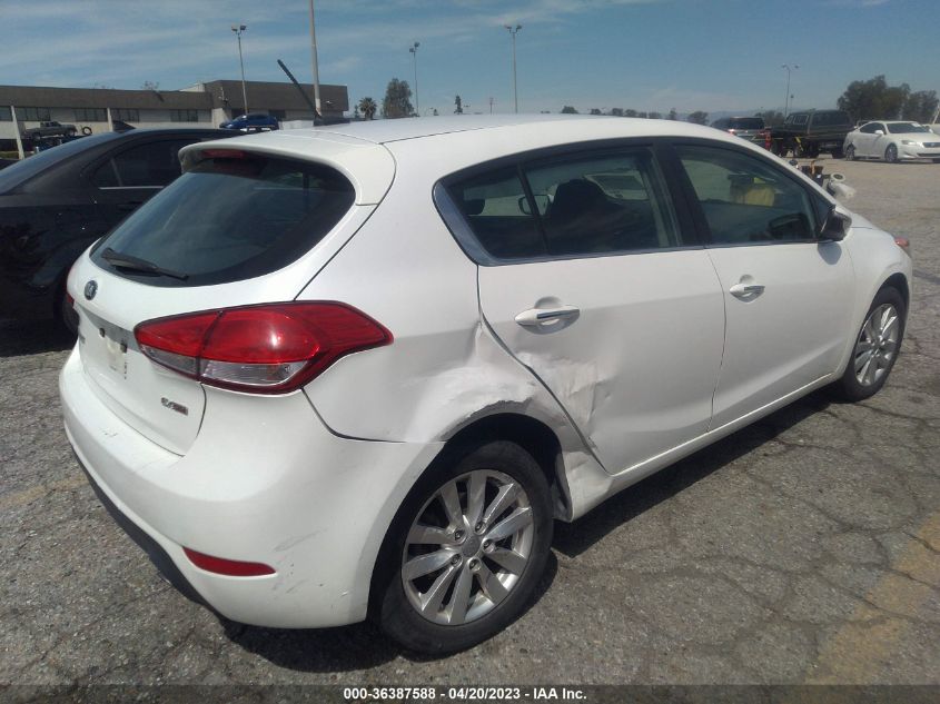 2014 KIA FORTE 5-DOOR EX - KNAFX5A89E5206254