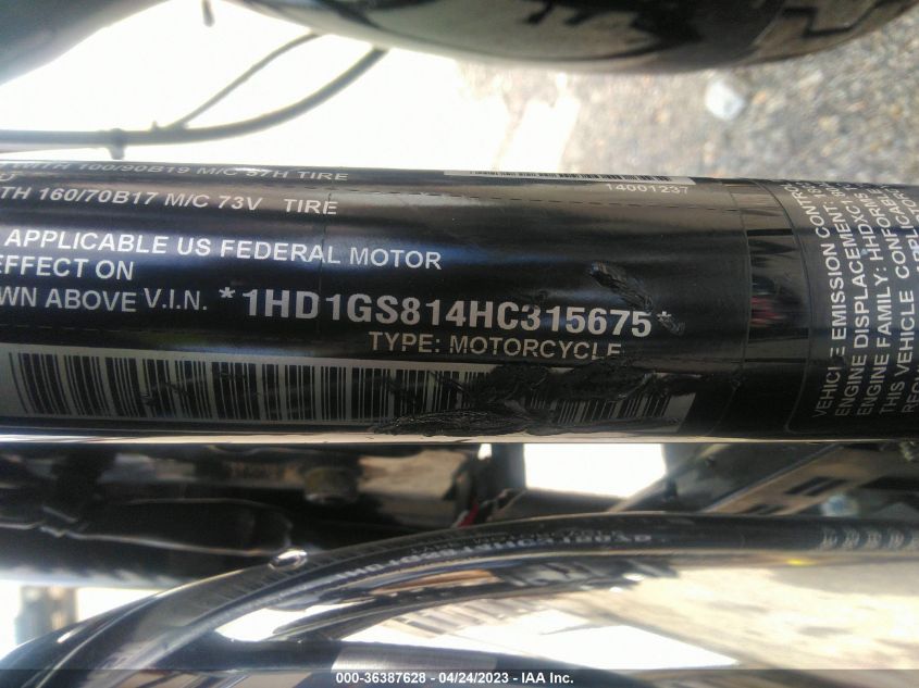 2017 HARLEY-DAVIDSON FXDLS 1HD1GS814HC315675