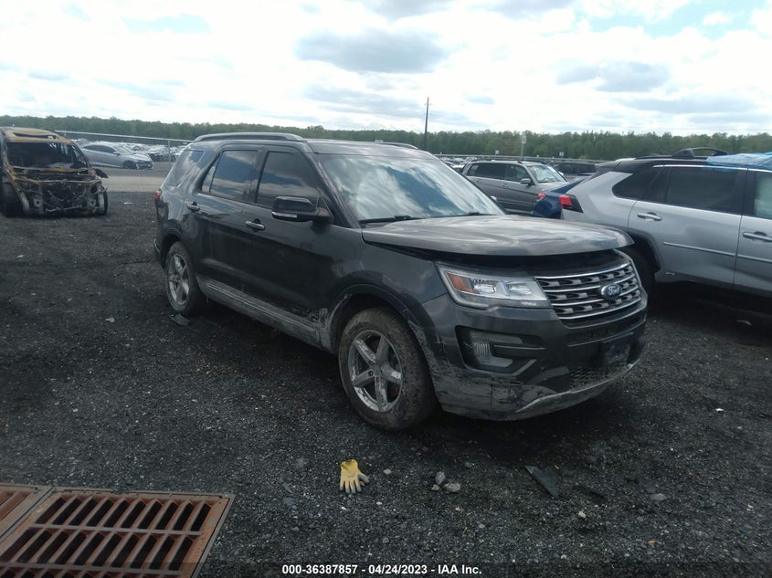 VIN 1FM5K8D87HGC98639 2017 FORD EXPLORER XLT