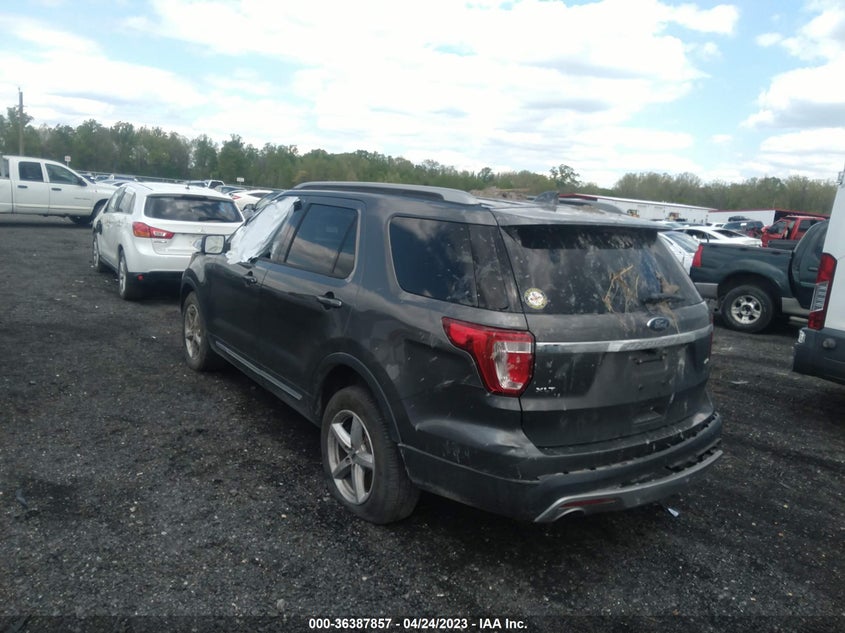 VIN 1FM5K8D87HGC98639 2017 FORD EXPLORER XLT