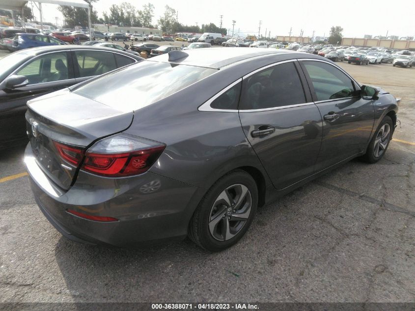 2019 HONDA INSIGHT EX 19XZE4F53KE022846