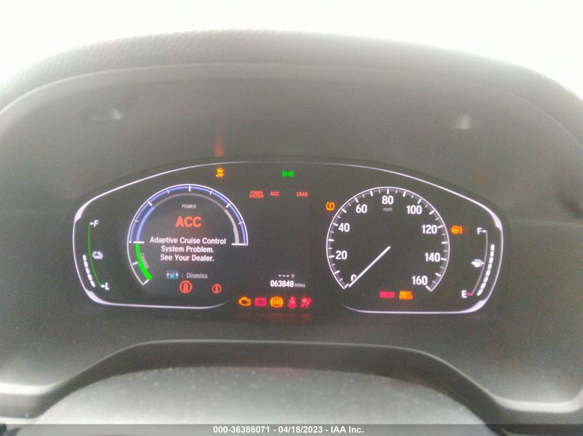 2019 HONDA INSIGHT EX 19XZE4F53KE022846