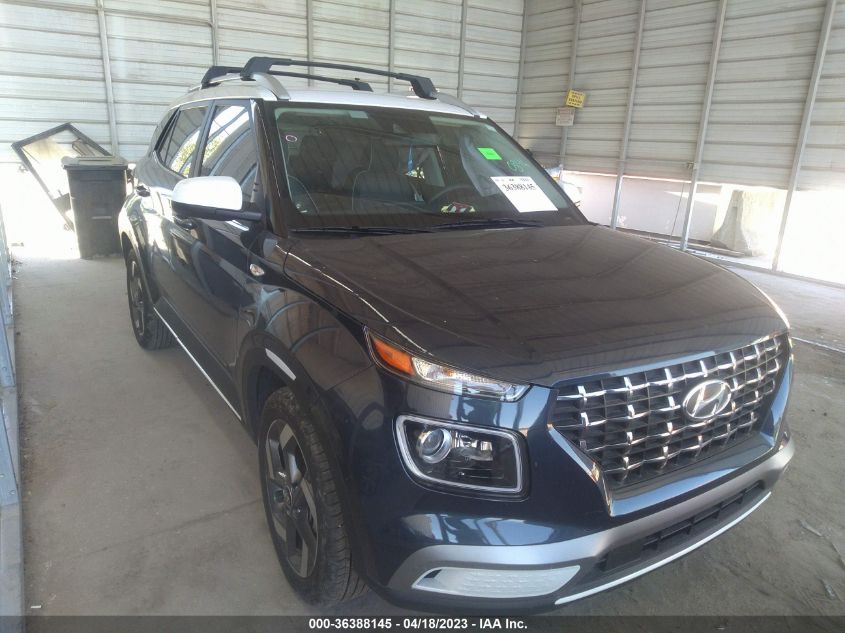 2022 HYUNDAI VENUE LIMITED - KMHRC8A39NU160346