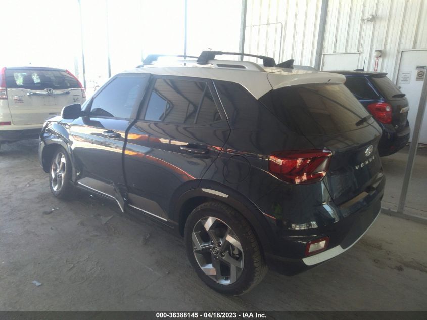 2022 HYUNDAI VENUE LIMITED - KMHRC8A39NU160346