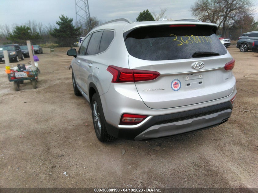 VIN 5NMS5CAD2KH055209 2019 HYUNDAI SANTA FE LIMITED