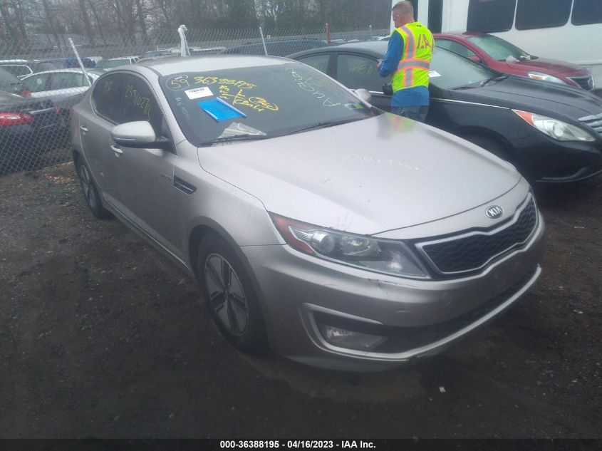 2013 KIA OPTIMA HYBRID LX - KNAGM4AD6D5058809