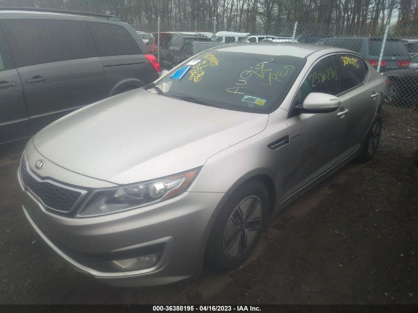 2013 KIA OPTIMA HYBRID LX - KNAGM4AD6D5058809
