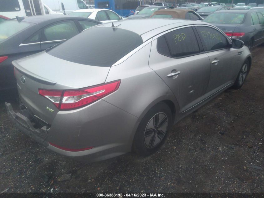 2013 KIA OPTIMA HYBRID LX - KNAGM4AD6D5058809
