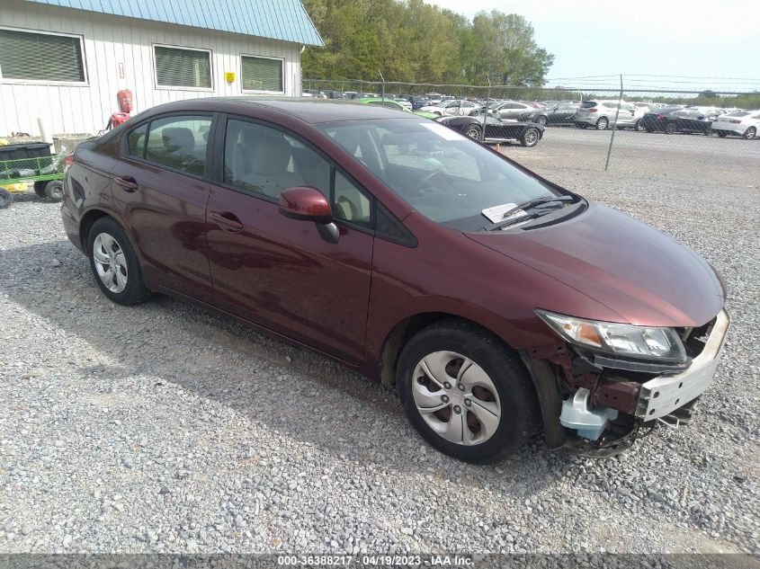 2013 HONDA CIVIC SDN LX - 19XFB2F54DE029193