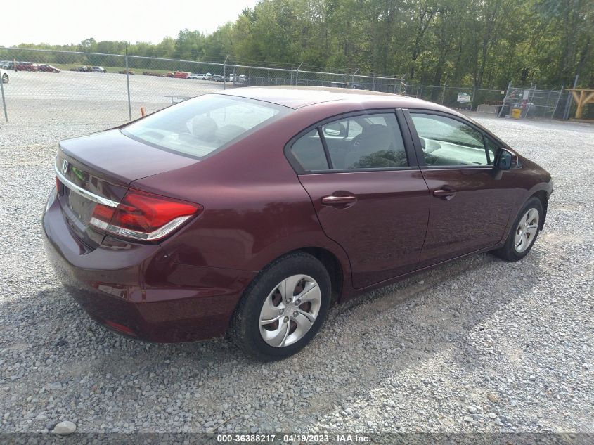 2013 HONDA CIVIC SDN LX - 19XFB2F54DE029193
