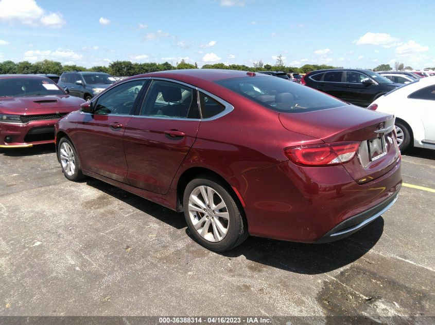 2015 CHRYSLER 200 LIMITED - 1C3CCCAB9FN594416