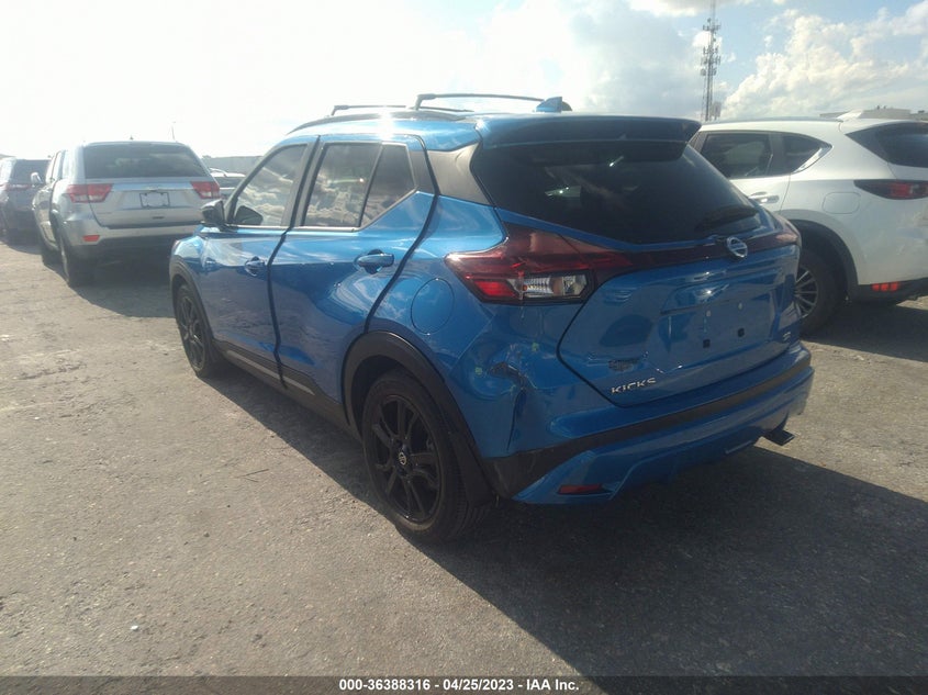 VIN 3N1CP5DV0ML555974 2021 NISSAN KICKS SR