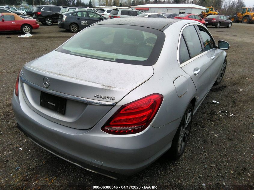 2015 MERCEDES-BENZ C-CLASS C 300 - 55SWF4KBXFU023356