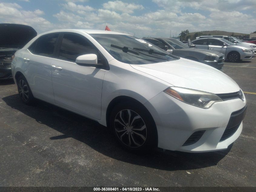 2016 TOYOTA COROLLA L/LE/S/S PLUS/LE PLUS - 2T1BURHEXGC521731