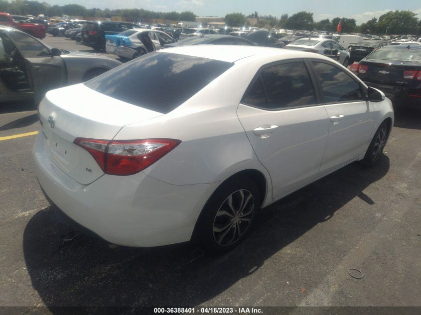 2016 TOYOTA COROLLA L/LE/S/S PLUS/LE PLUS - 2T1BURHEXGC521731