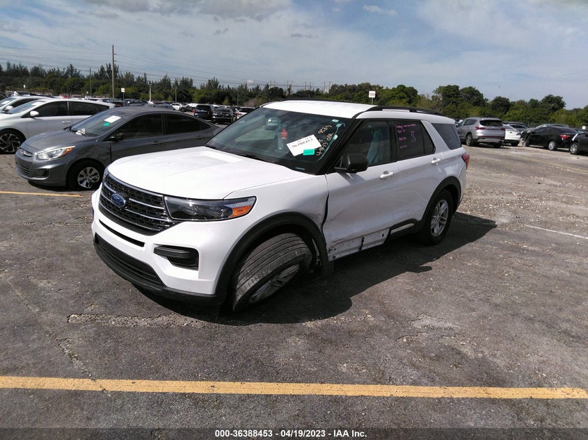 VIN 1FMSK7DHXMGC39589 2021 FORD EXPLORER XLT